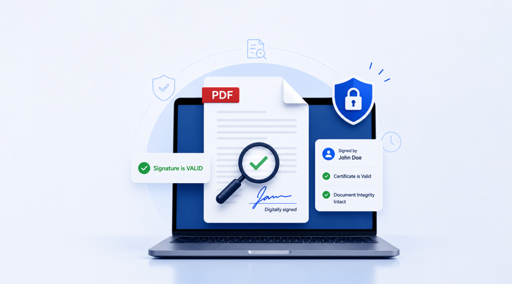 How to Verify a Digitally Signed PDF Document